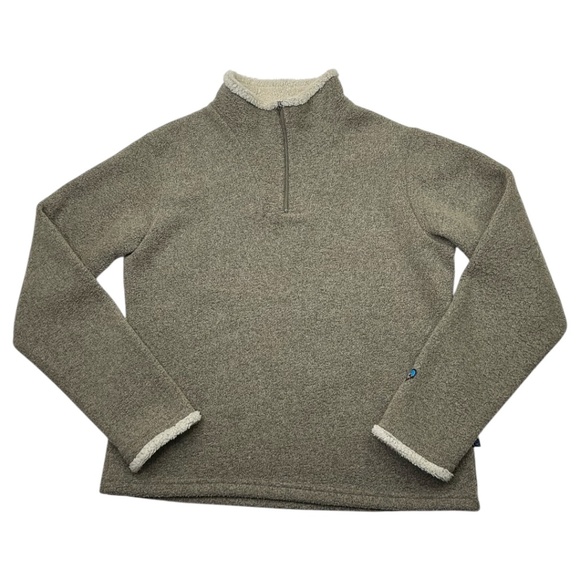Kuhl Alpaca 1/4 Zip Fleece Pullover Sweater - Picture 1 of 10